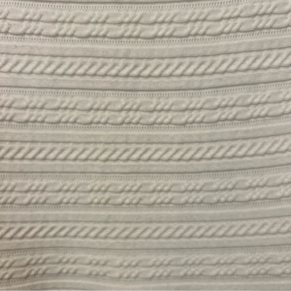 Lauren Ralph Lauren Cream Knit Sweater Short Sleeve Dress size small - Picture 3 of 5